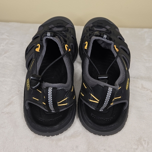 Keen Solr Water Shoe Sandal Men's Size 12 Black/Gold - Picture 4 of 9